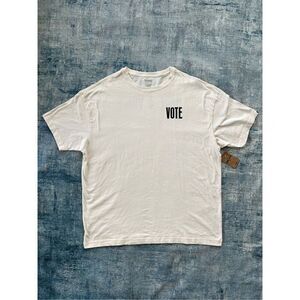 NWT! Victoria's Secret Pink Vote Have A Voice Oversized Tee One Size